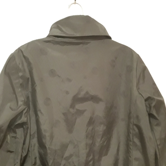 Madison Hill Embroidered lining Windbreaker olive green jacket size Medi… - Picture 9 of 12